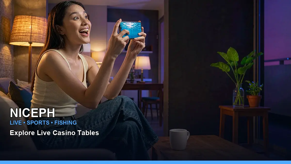 NICEPH high-energy casino fishing games in a mobile player male layout for Philippine players