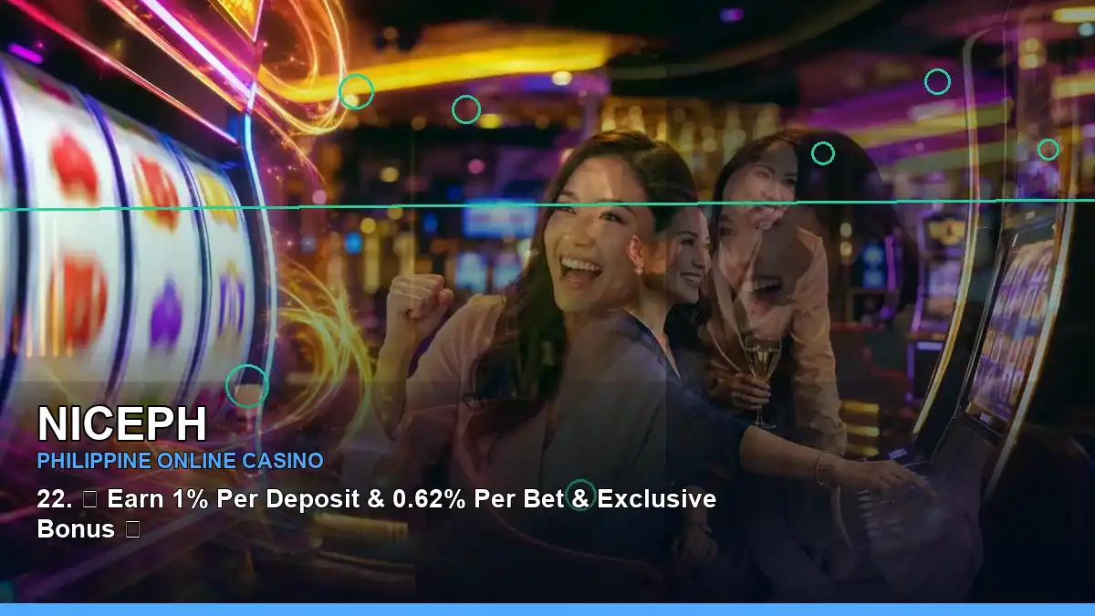 NICEPH high-energy play phone mobile casino games in a right-diagonal layout for Philippine players