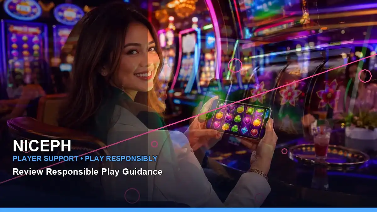 NICEPH high-energy party online slot games in a left-diagonal layout for Philippine players